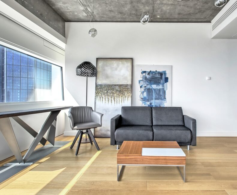 Apartament na Złotej 44 z widokiem na Pałac Kultury