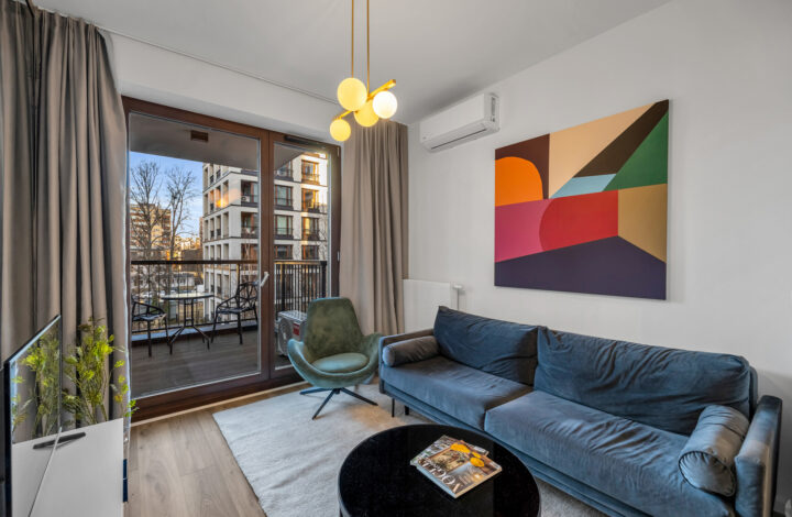 Studio with a balcony at Browary Warszawskie!