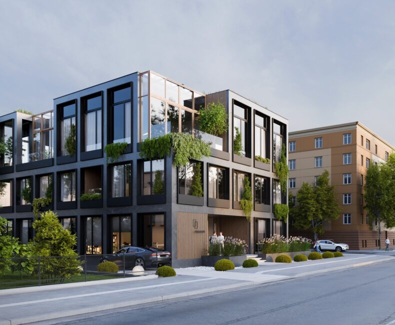 Penthouse near Błonia with a rooftop terrace – over 140 m²