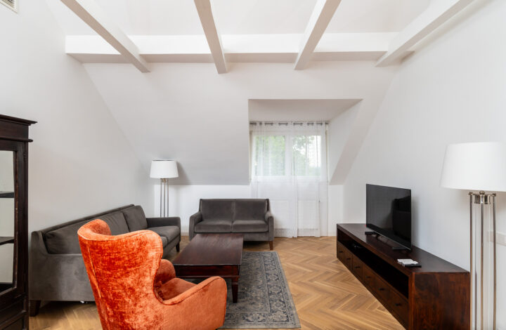 Apartment with a view of the Vistula River