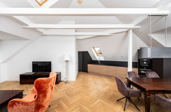 Apartment with a view of the Vistula River