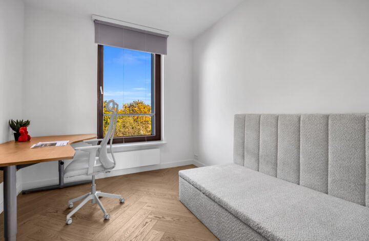 Luksusowy apartament z tarasem i widokiem na park