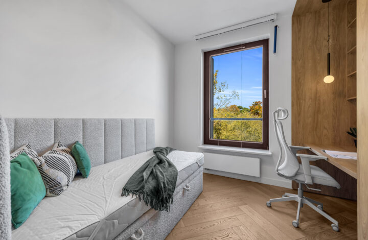 Luksusowy apartament z tarasem i widokiem na park