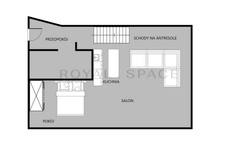 Artistic apartment on the main square