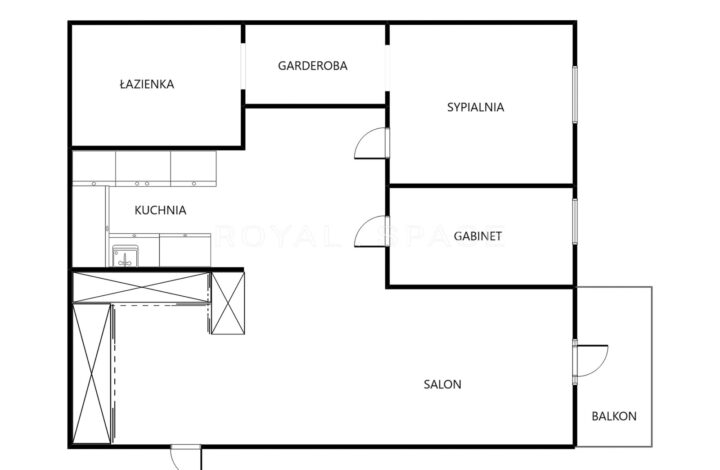 Luksusowy apartament z balkonem na Nadwiślańskiej