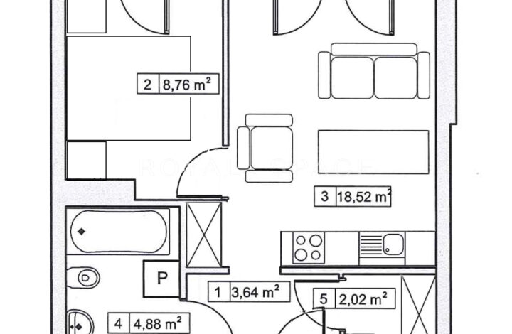 New 2pok apartment in Garden Residence!