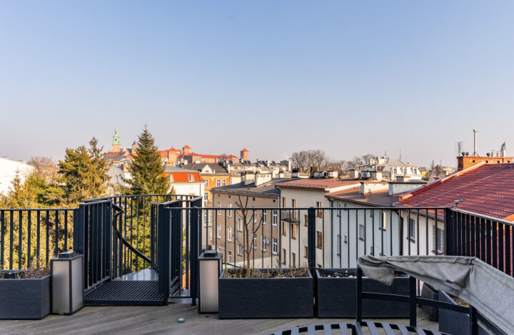 Apartament z widokowym tarasem na dachu!