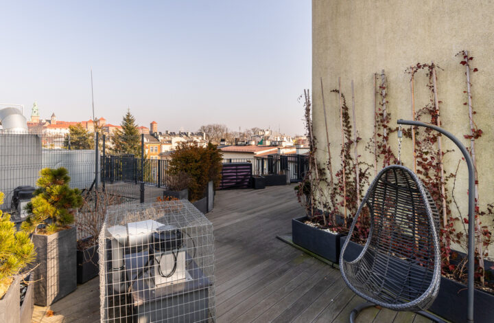 Apartament z widokowym tarasem na dachu!