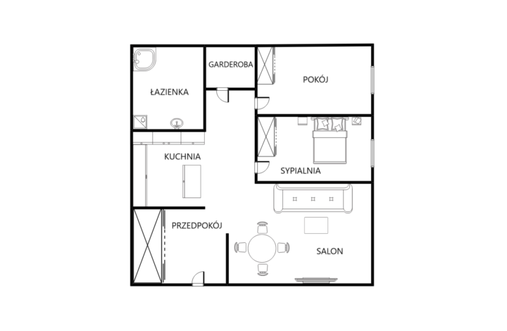 Nowoczesny apartament w centrum Krakowa!