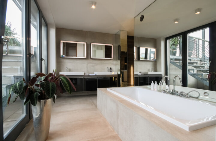 Loftowy penthouse widokowy na Zabłociu