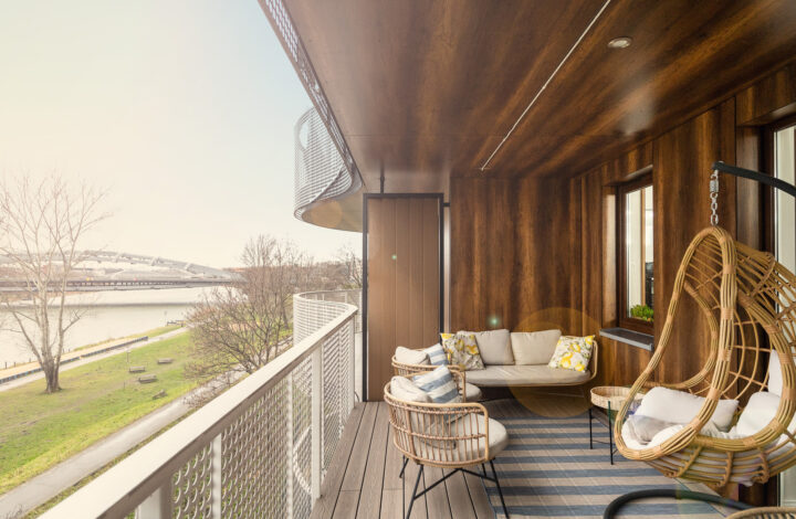 Apartament z tarasem z widokiem na Wisłę!