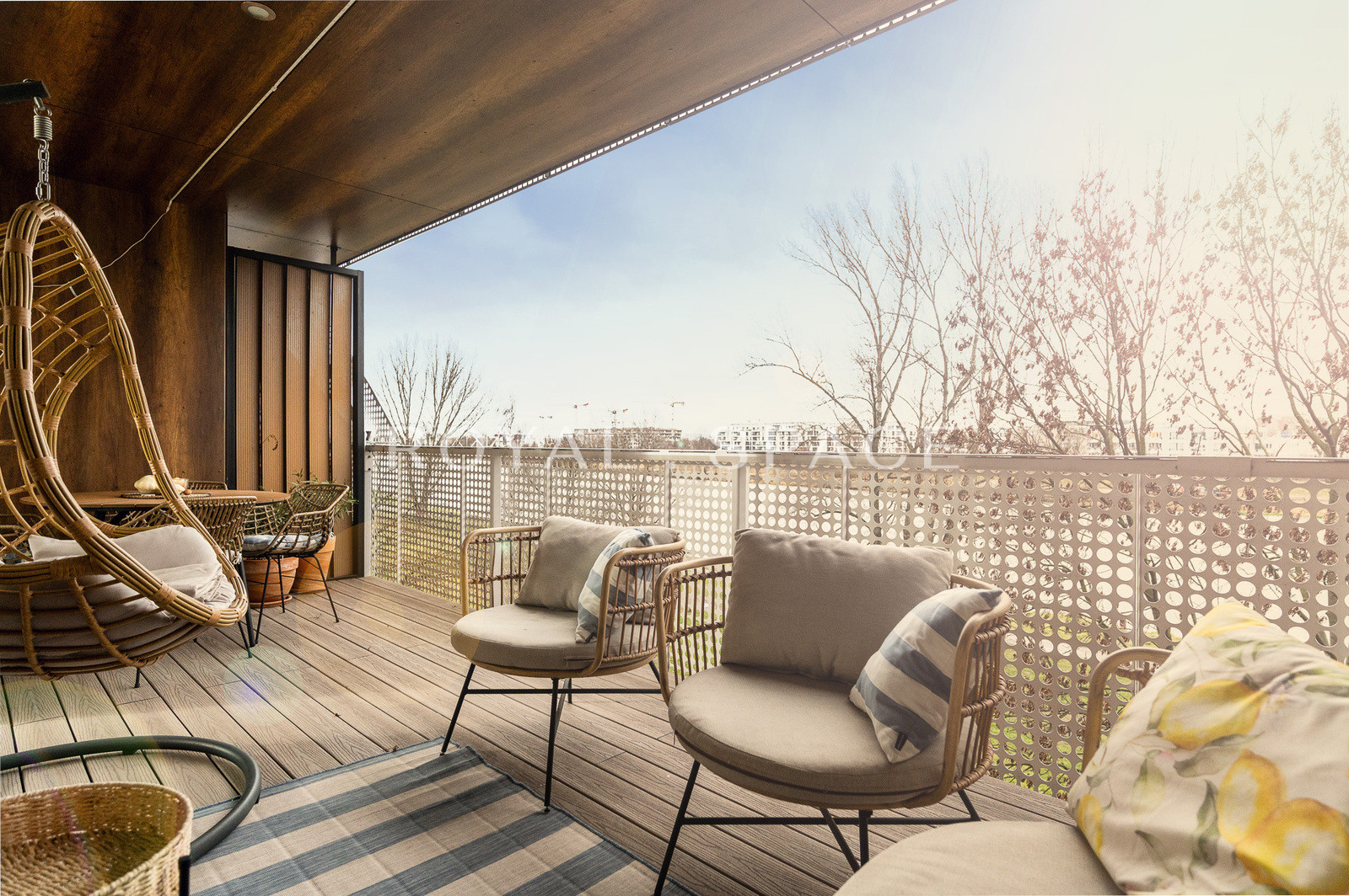 Apartament z tarasem z widokiem na Wisłę!