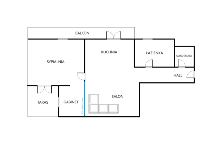 Apartment in an intimate building with a garden!