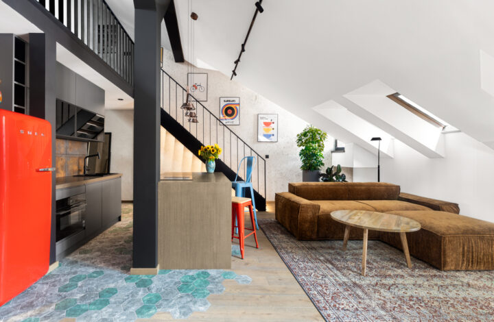 Artistic apartment on the main square