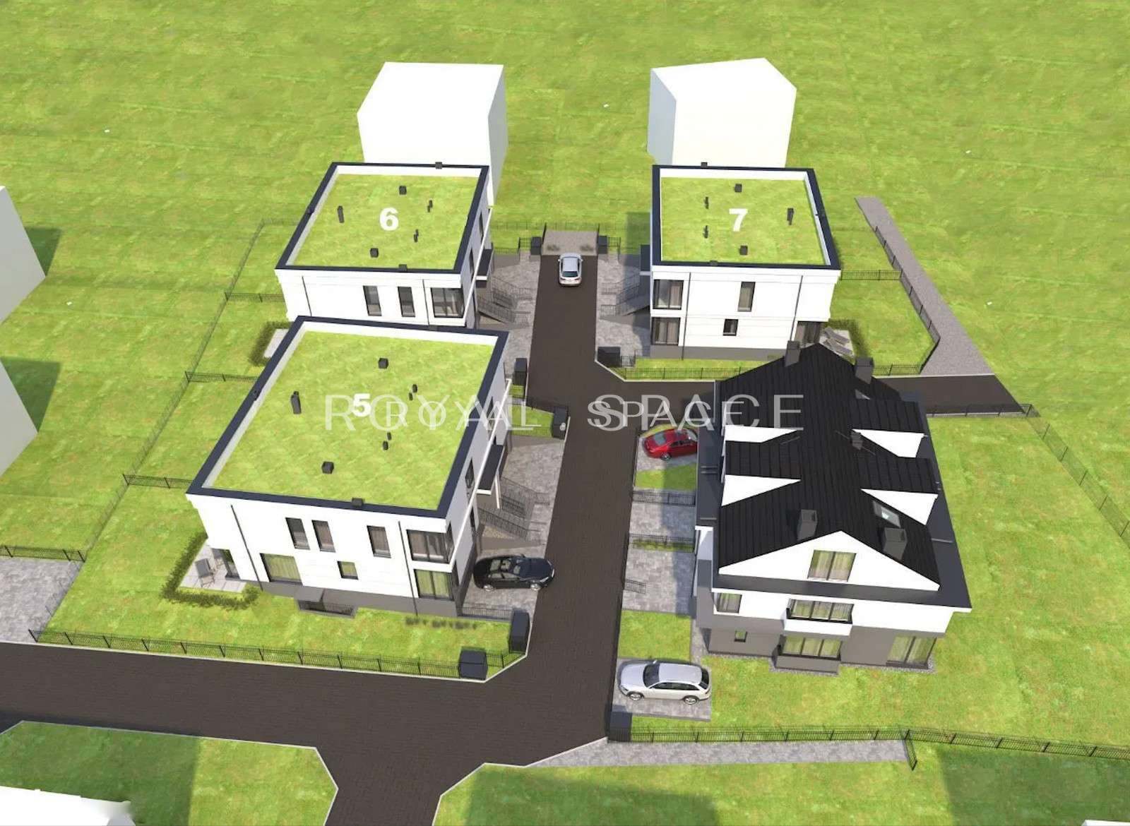 Semi-detached house in a gated community!