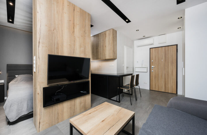 Studio with a large terrace & view of the Vistula!