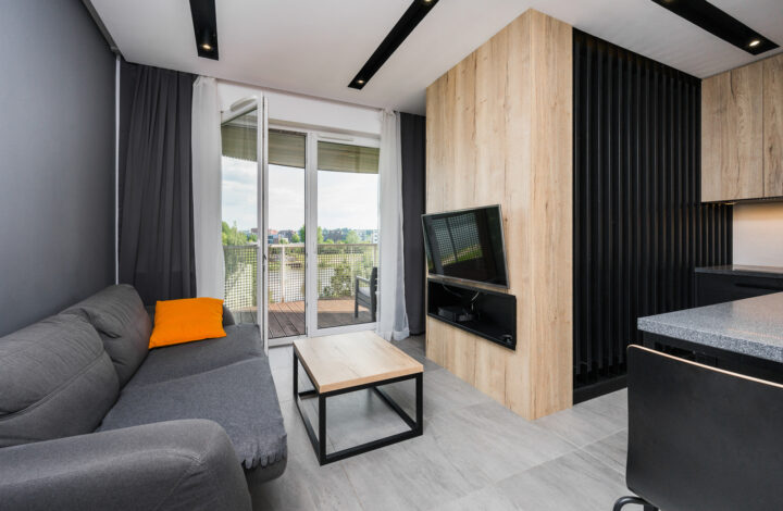 Studio with a large terrace & view of the Vistula!