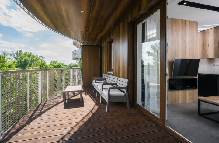 Studio with a large terrace & view of the Vistula!