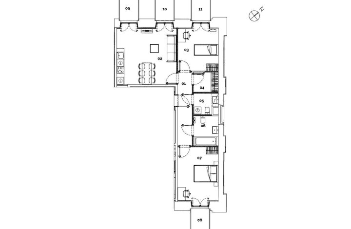 317 cm sufit | Młyny Mogilska | Unikat