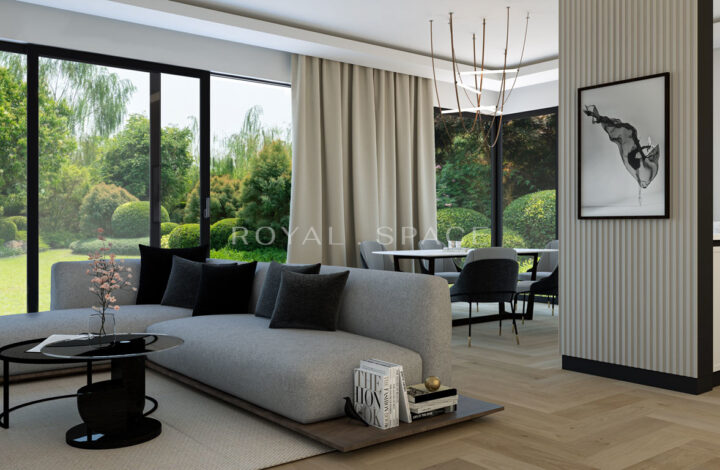 Dom z działką widokową w zamkniętym kompleksie!