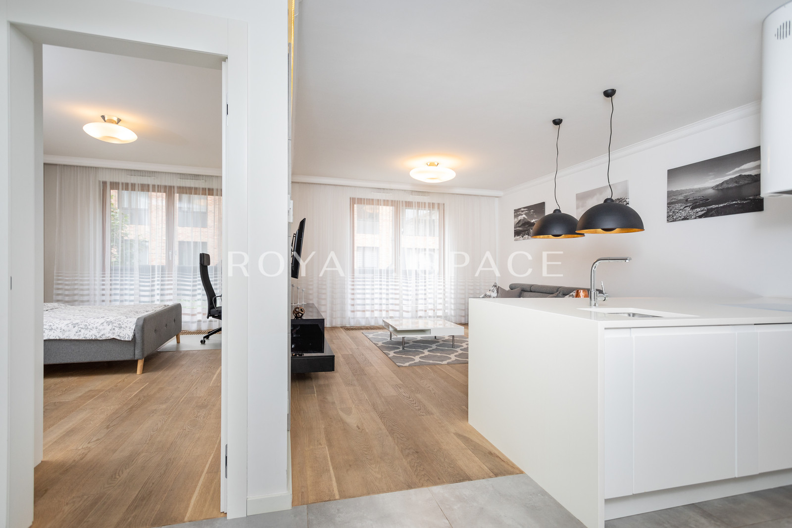 Елегантний апартамент з садком у Browar Lubicz!