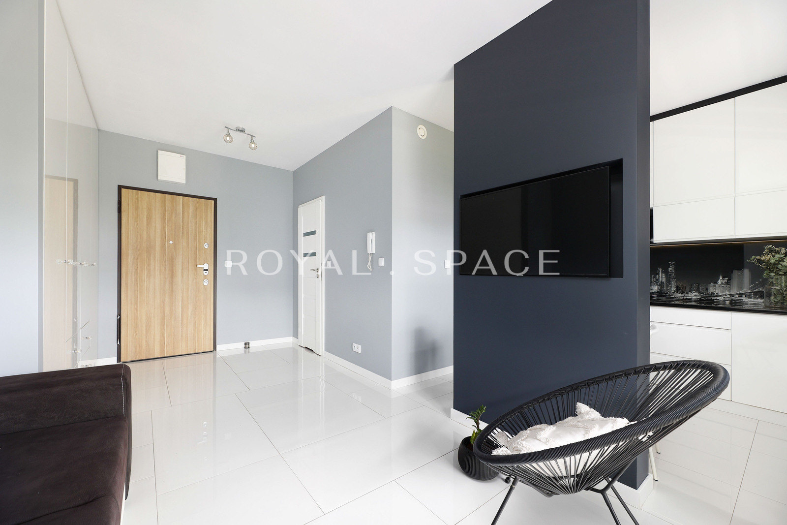 Studio with a large terrace & view of the Vistula!