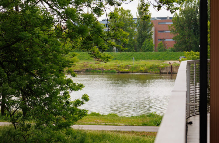 Studio with a large terrace & view of the Vistula!