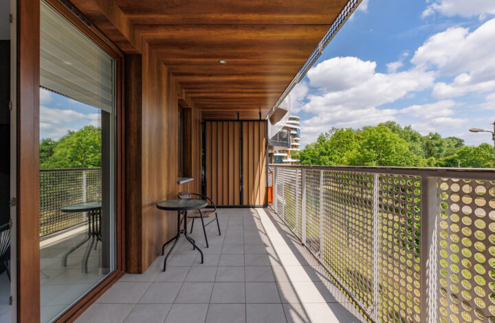 Studio with a large terrace & view of the Vistula!