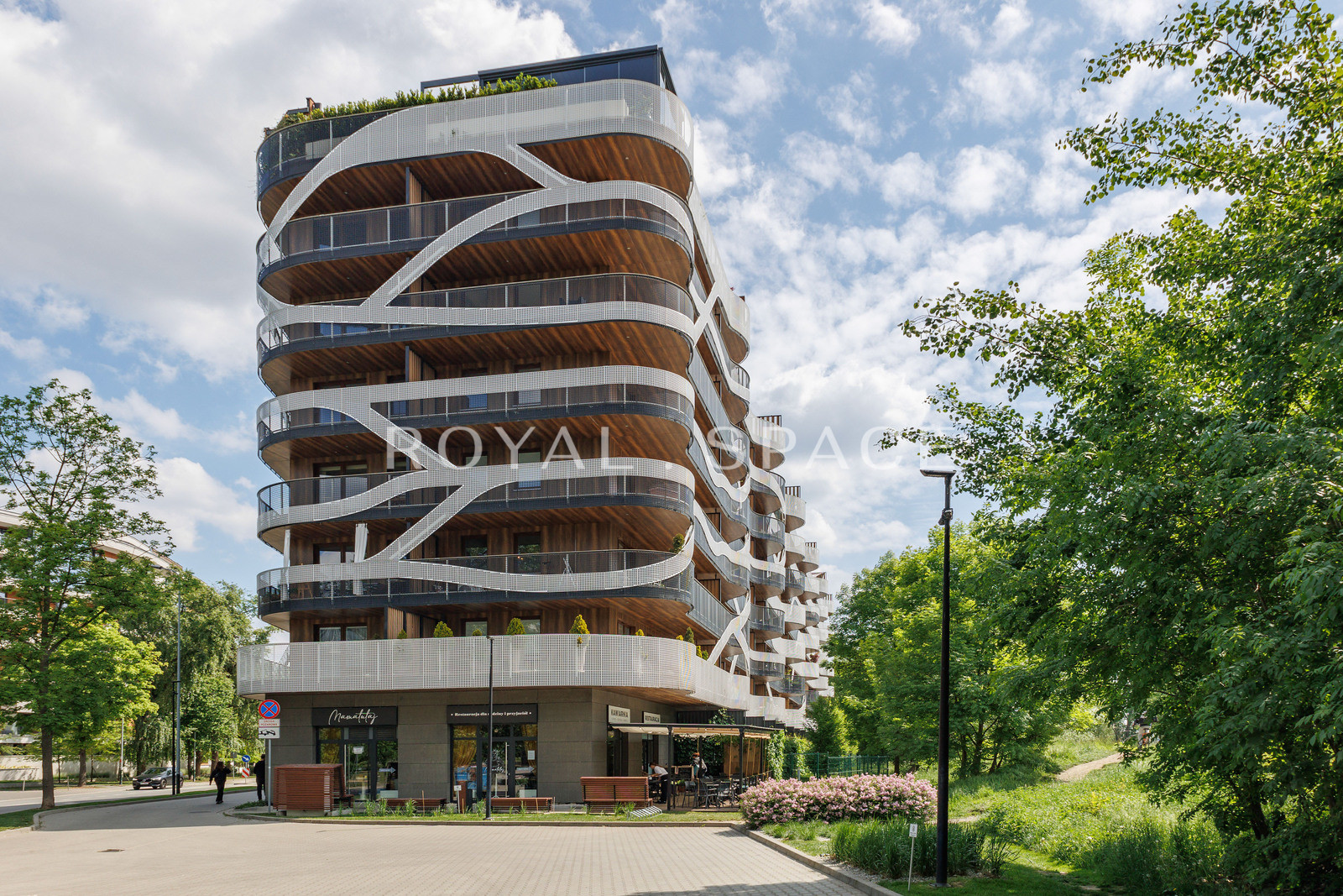 Studio with a large terrace & view of the Vistula!