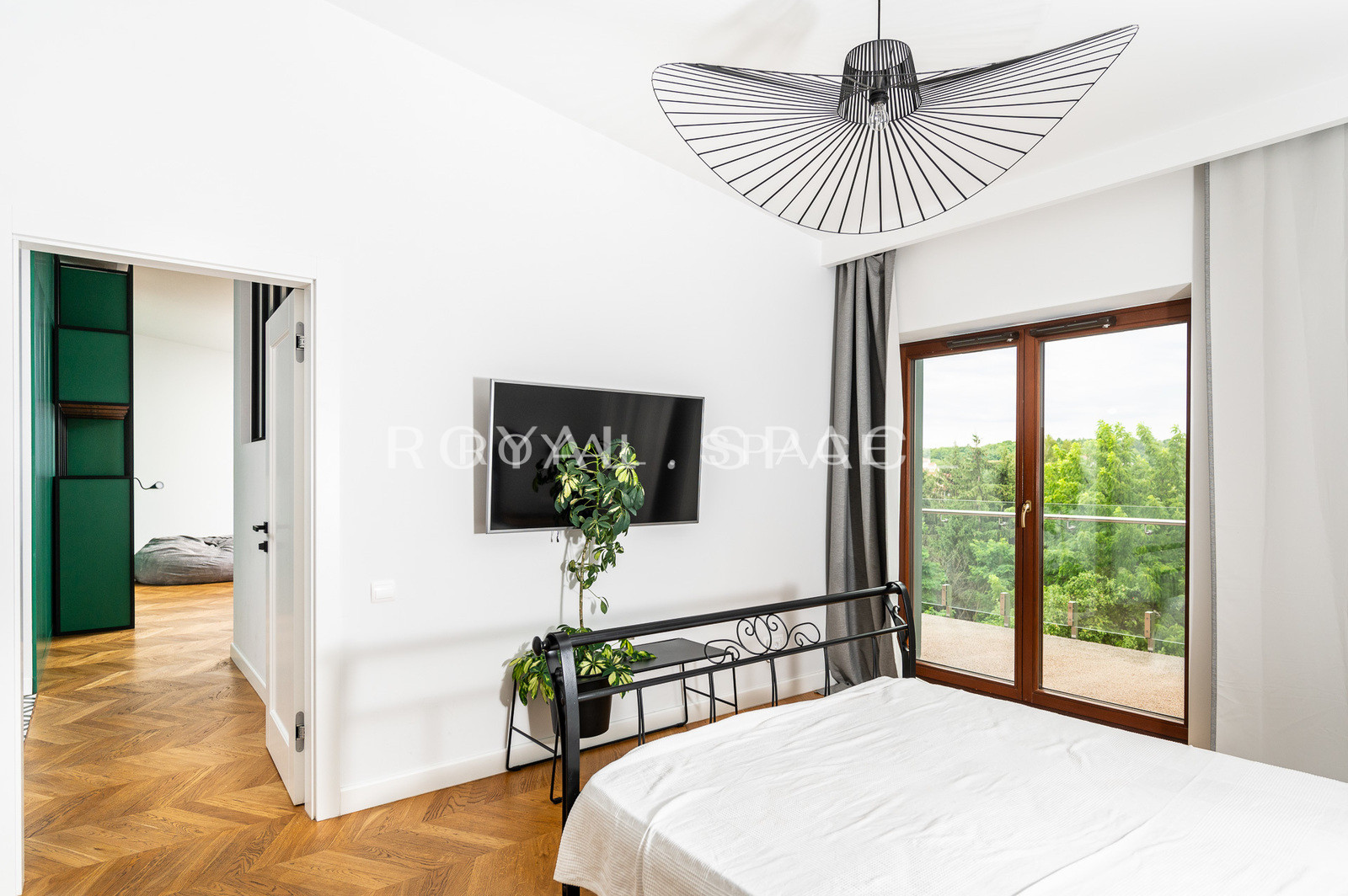 Penthouse z widokiem na Wisłę z ogrodem zimowym