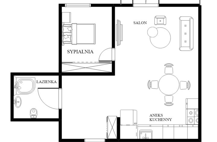 Komfortowe mieszkanie z balkonem i parkingiem!