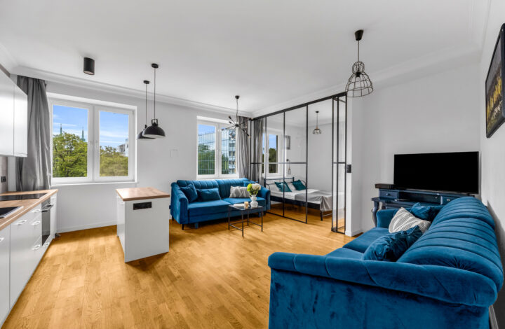 Stylish 42 m² Apartment | Krasiński Garden