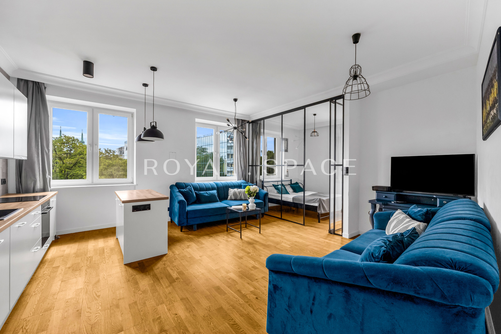 Stylish 42 m² Apartment | Krasiński Garden