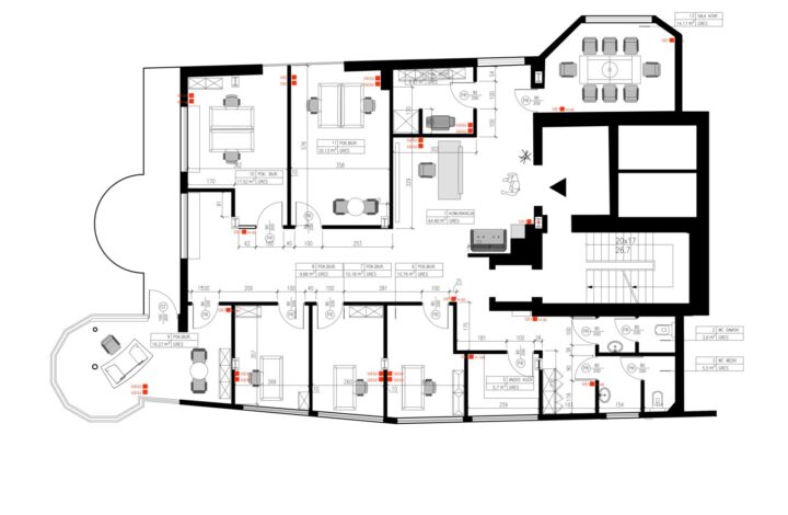 Office in Praga Północ with panoramic view!