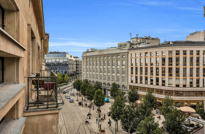 Studio w sercu Warszawy z wyjątkowym widokiem