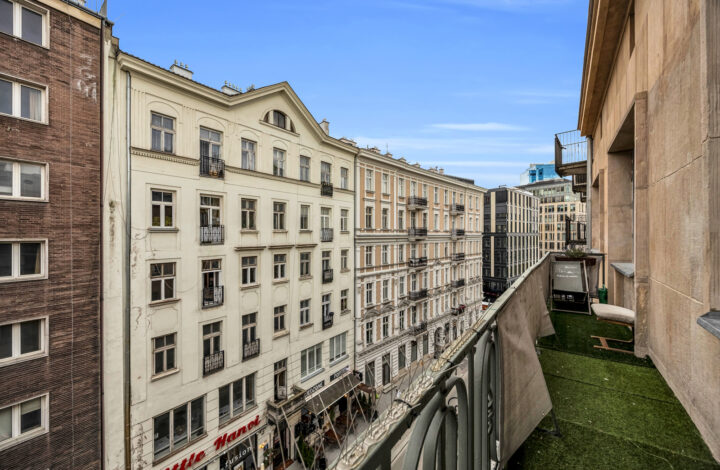 Studio w sercu Warszawy z wyjątkowym widokiem