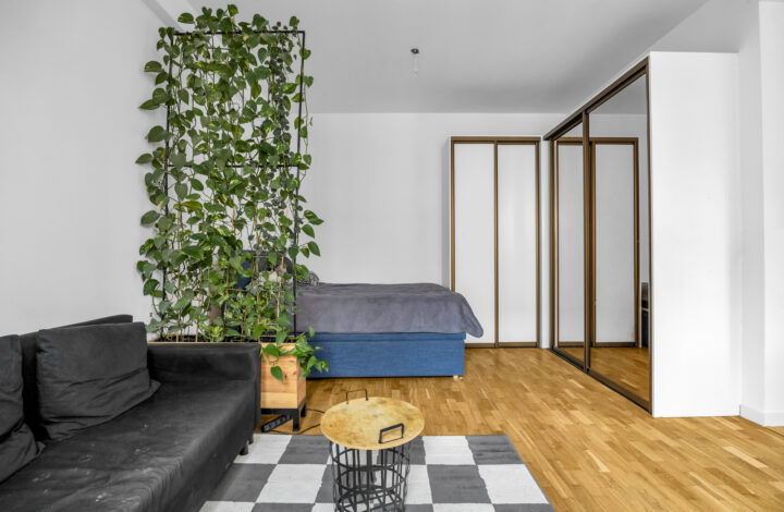 Studio w sercu Warszawy z wyjątkowym widokiem