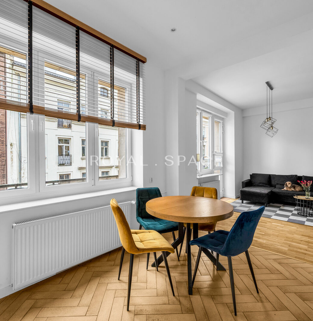 Studio w sercu Warszawy z wyjątkowym widokiem