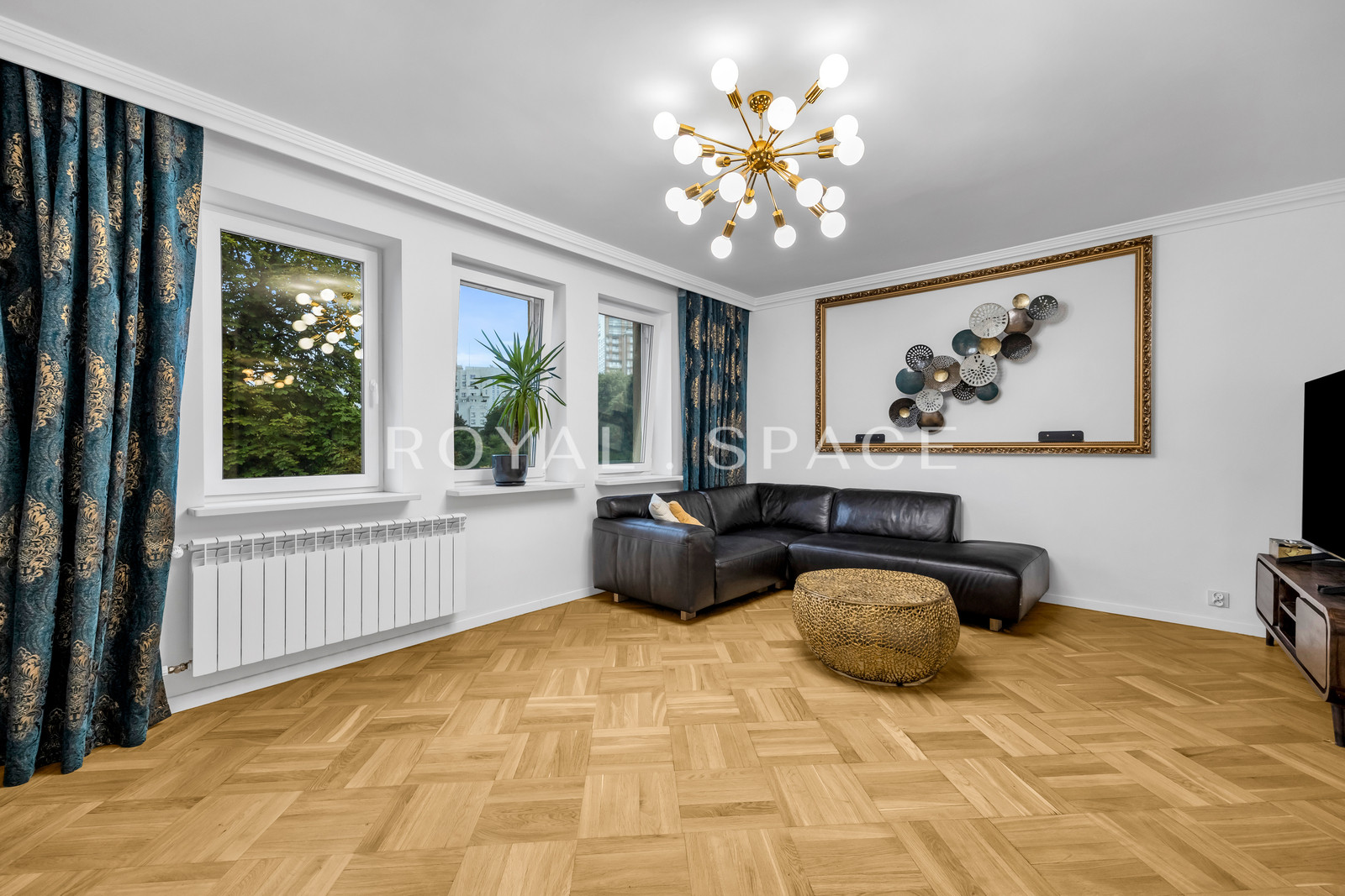 Dwupoziomowy apartament z widokiem na park i PKiN