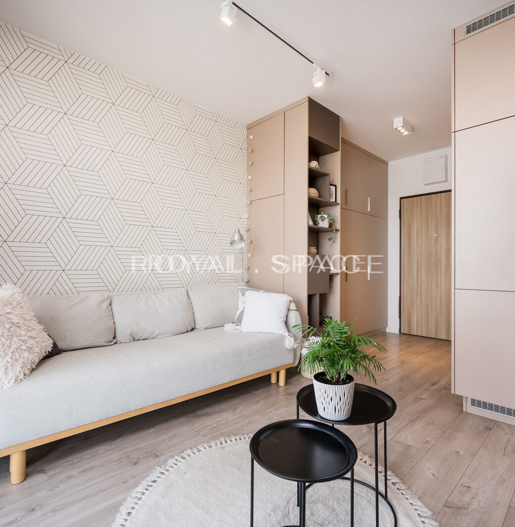 Studio with a large terrace and a view