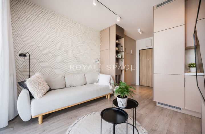 Studio with a large terrace and a view