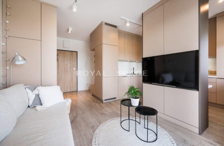 Studio with a large terrace and a view