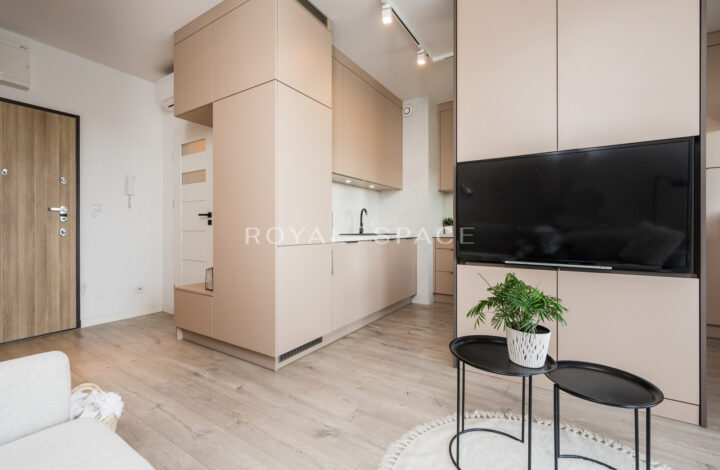 Studio with a large terrace and a view