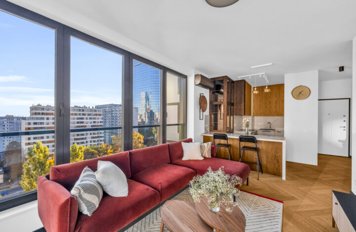 Narożny apartament z loggią na 11. piętrze