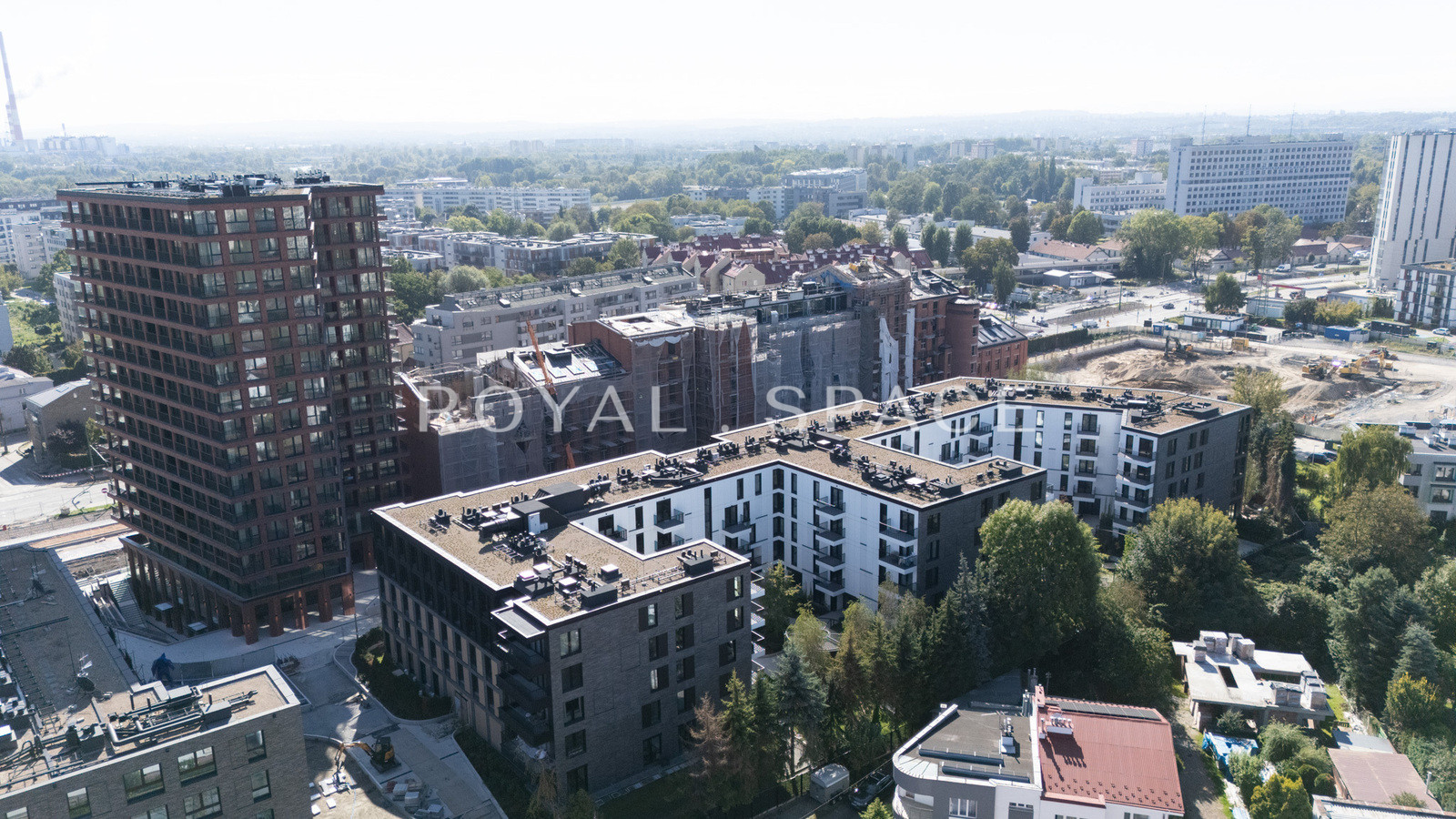 Jasny apartament z Garderobą | Młyny Mogilska