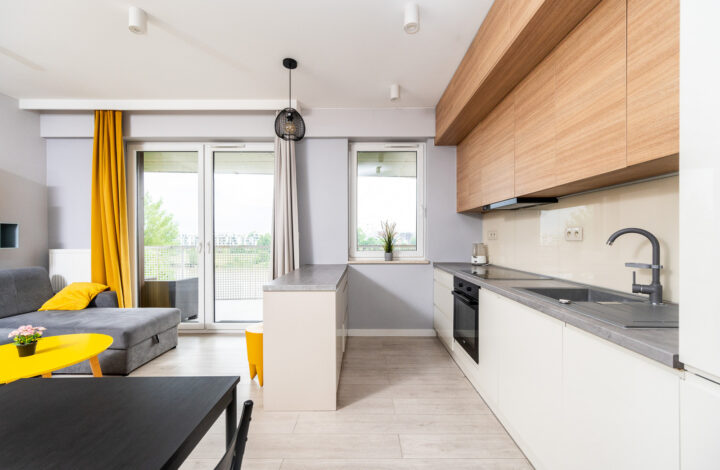 Apartment with a terrace and a view of the Vistula