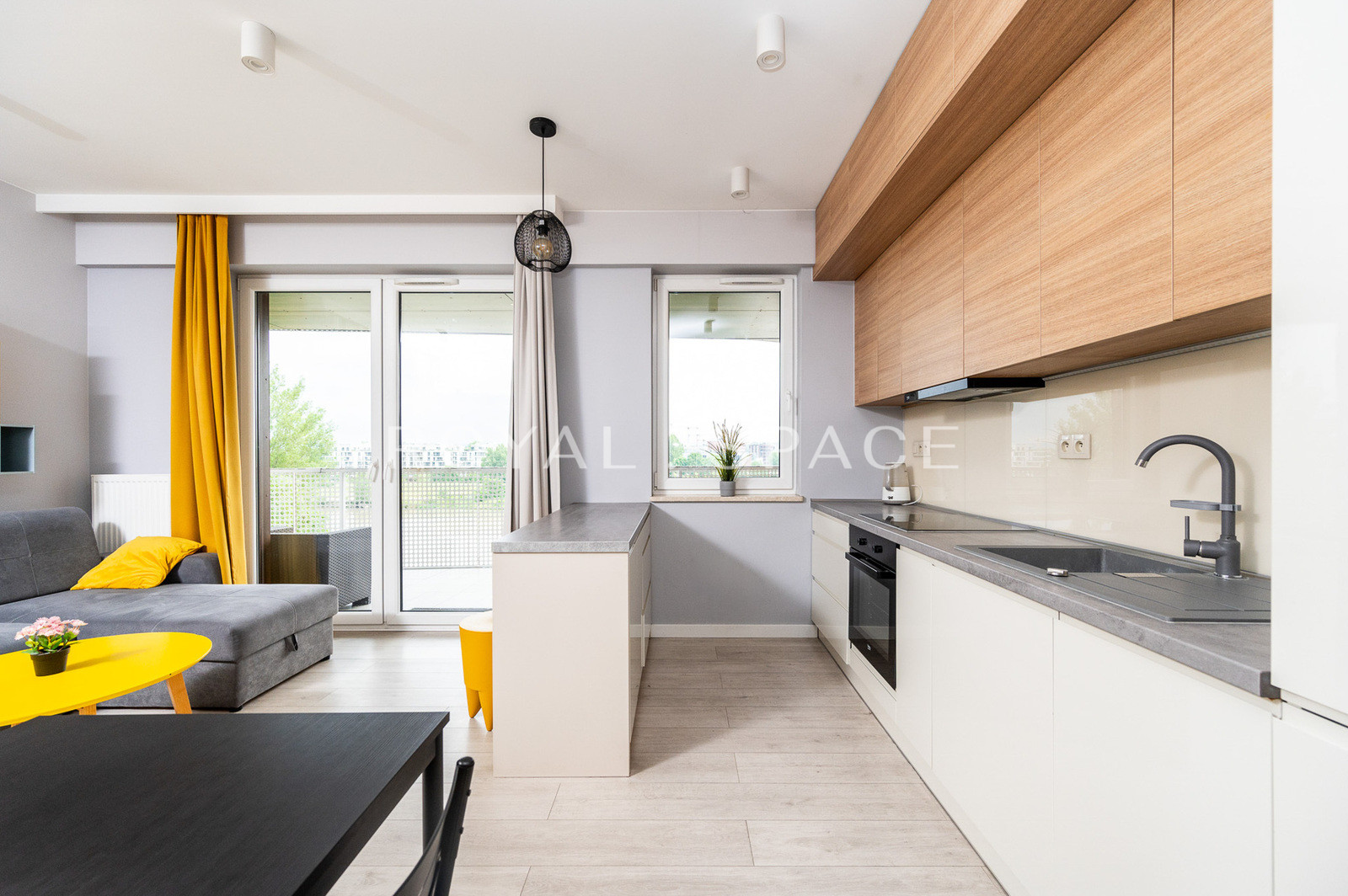Apartment with a terrace and a view of the Vistula