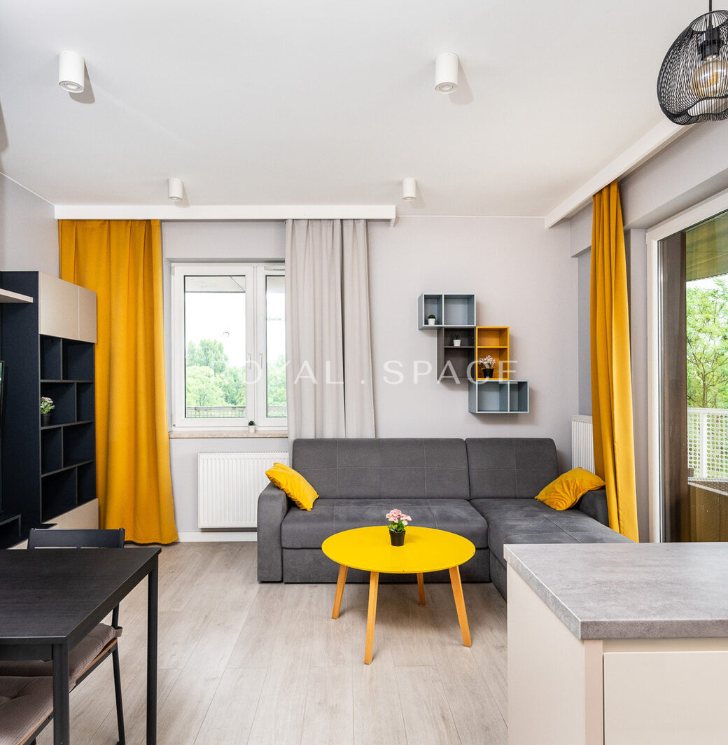 Apartment with a terrace and a view of the Vistula