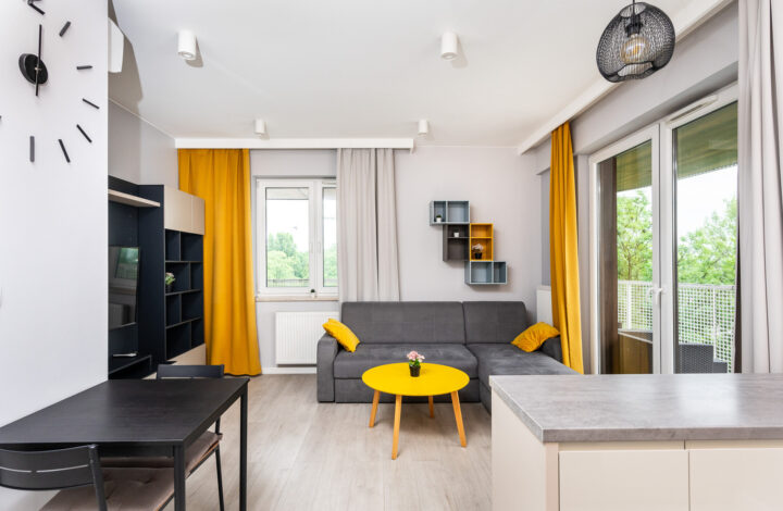 Apartment with a terrace and a view of the Vistula