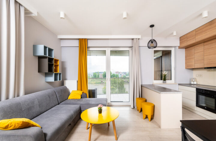 Apartment with a terrace and a view of the Vistula